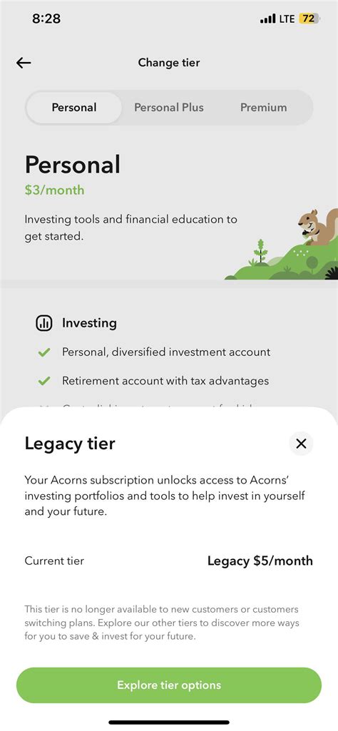 acorn wallets|acorns premium tier fees.